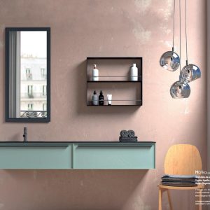 Mueble de baño color Oceano colección Marko Lacado