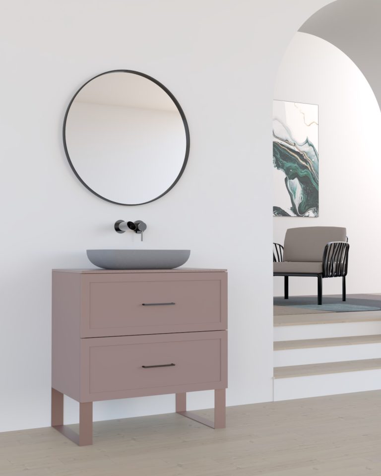 Mueble de baño colección Alpe unicolor