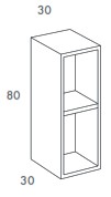 Estantería 1 estante sin puerta de 80