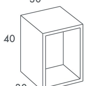 Columna baño 40 sin puerta