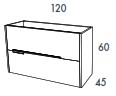 120 cm 120x45x60