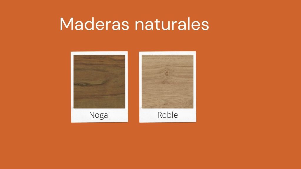 Maderas naturales